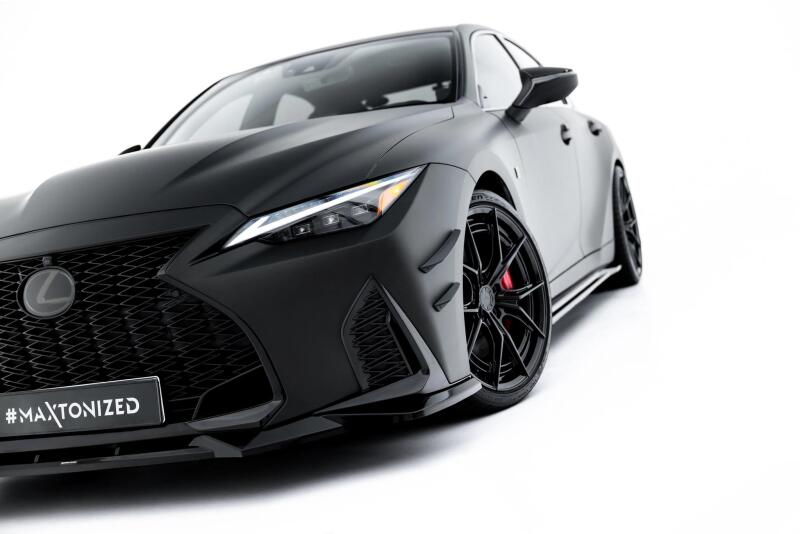 Maxton Design Frontlippe V.2 für Lexus IS 500 Mk3 Facelift 2 (XE30) Hochglanz schwarz