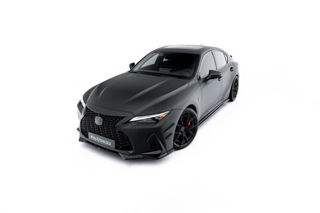 Maxton Design Frontlippe V.2 für Lexus IS 500 Mk3 Facelift 2 (XE30) Hochglanz schwarz