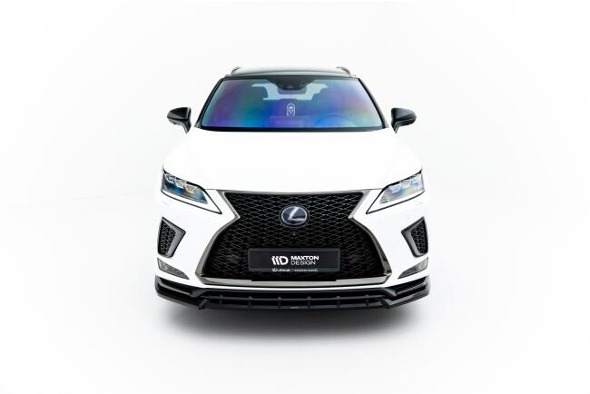 Maxton Design Frontlippe für Lexus RX F-Sport Mk4 Facelift Hochglanz schwarz