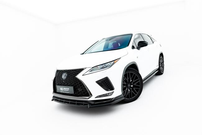 Maxton Design Frontlippe für Lexus RX F-Sport Mk4 Facelift Hochglanz schwarz