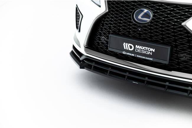 Maxton Design Frontlippe für Lexus RX F-Sport Mk4 Facelift Hochglanz schwarz