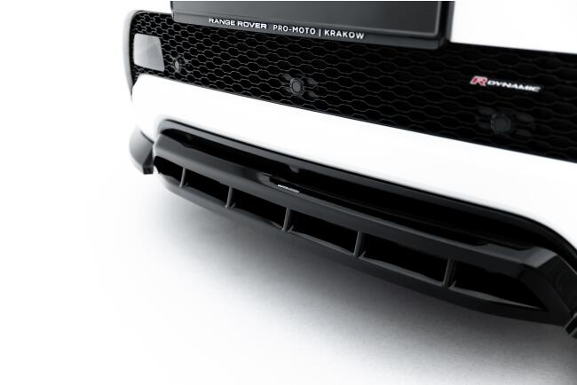 Maxton Design Frontlippe für Land Rover Range Rover Evoque Dynamic Mk2 Hochglanz schwarz