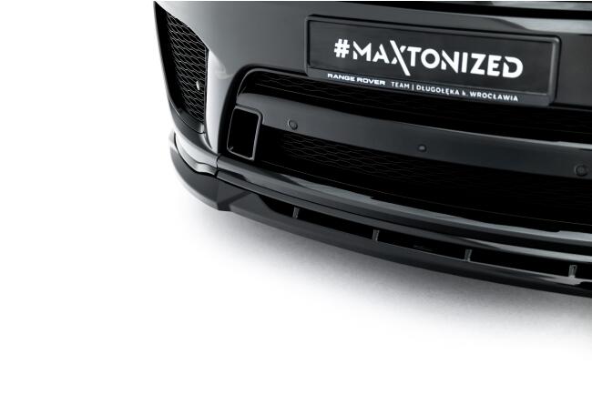Maxton Design Frontlippe für Land Rover Range Rover SVR Mk2 Facelift Hochglanz schwarz