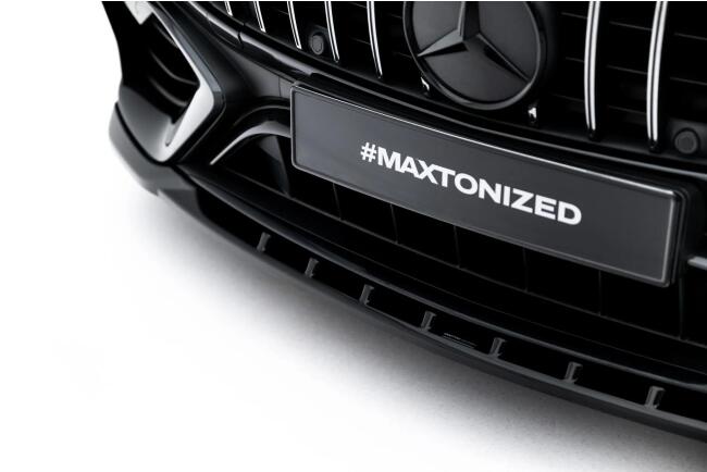 Maxton Design Frontlippe V.1 für Mercedes-AMG C63 Limousine W206 / Kombi S206 Hochglanz schwarz