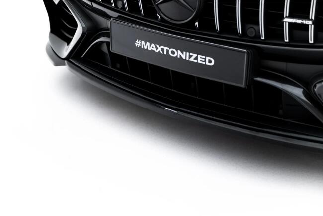 Maxton Design Frontlippe V.2 für Mercedes-AMG C63 Limousine W206 / Kombi S206 Hochglanz schwarz