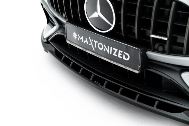Maxton Design Frontlippe für Mercedes-AMG CLE 53 Aero C236 Hochglanz schwarz