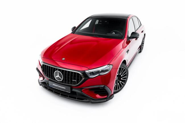 Maxton Design Frontlippe für Mercedes-AMG E53 Limousine / Kombi W214 Hochglanz schwarz