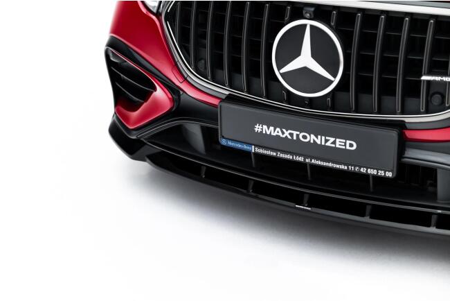 Maxton Design Frontlippe für Mercedes-AMG E53 Limousine / Kombi W214 Hochglanz schwarz