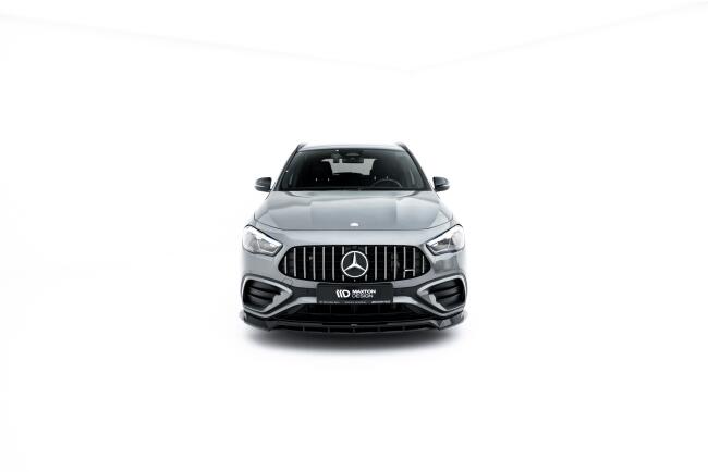 Maxton Design Frontlippe V.1 für Mercedes-AMG GLA 35 H247 Facelift Hochglanz schwarz