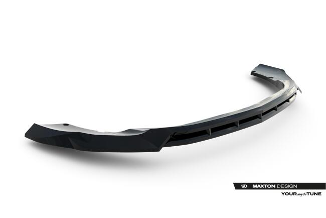 Maxton Design Frontlippe V.1 für Mercedes-AMG GLA 35 H247 Facelift Hochglanz schwarz