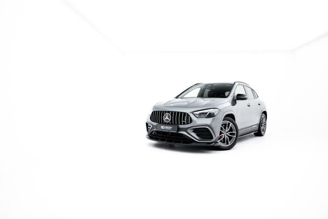 Maxton Design Frontlippe V.2 für Mercedes-AMG GLA 35 H247 Facelift Hochglanz schwarz