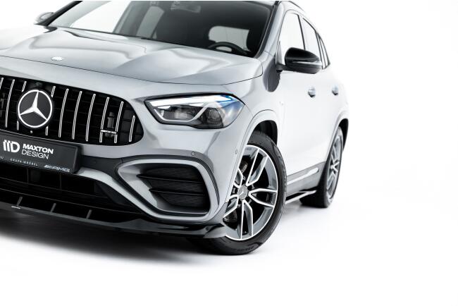 Maxton Design Frontlippe V.2 für Mercedes-AMG GLA 35 H247 Facelift Hochglanz schwarz