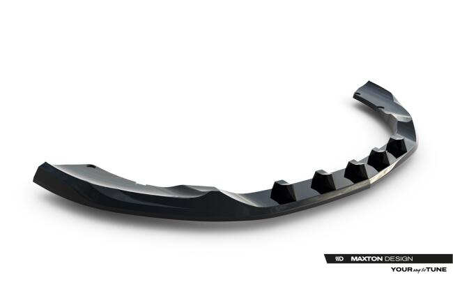 Maxton Design Frontlippe V.2 für Mercedes-AMG GLA 35 H247 Facelift Hochglanz schwarz