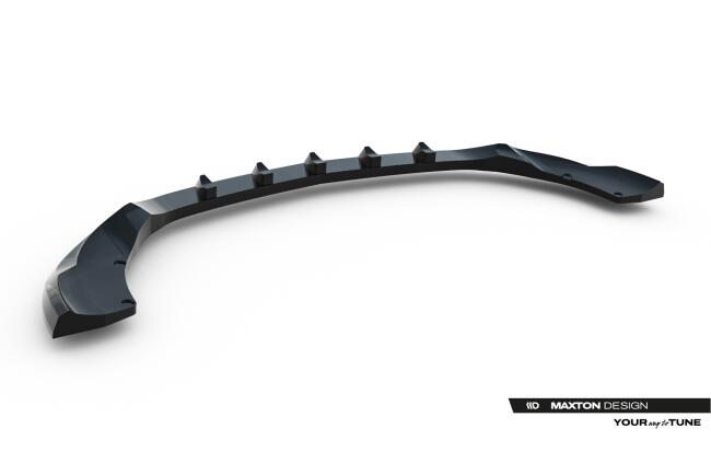 Maxton Design Frontlippe V.2 für Mercedes-AMG GLA 35 H247 Facelift Hochglanz schwarz