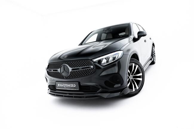 Maxton Design Frontlippe für Mercedes-Benz GLC Coupe C254 Hochglanz schwarz