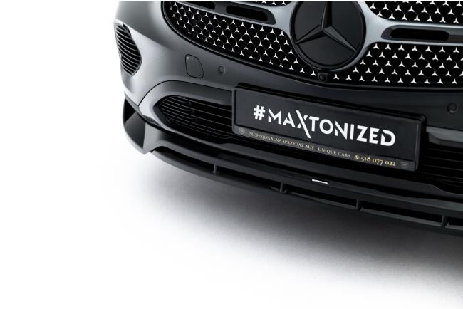 Maxton Design Frontlippe für Mercedes-Benz GLC Coupe C254 Hochglanz schwarz