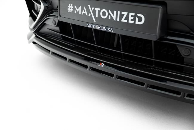 Maxton Design Frontlippe für Mercedes-AMG GLC 43 X254 Hochglanz schwarz