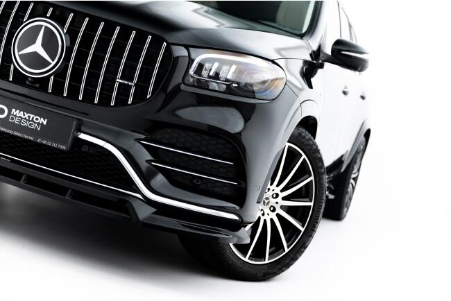 Maxton Design Frontlippe V.2 für Mercedes-Benz GLS AMG-Line X167  Hochglanz schwarz