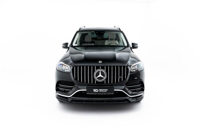 Maxton Design Frontlippe V.2 für Mercedes-Benz GLS AMG-Line X167  Hochglanz schwarz