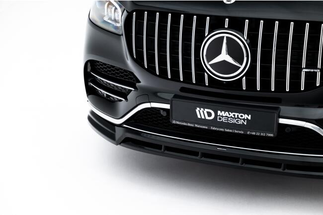 Maxton Design Frontlippe V.2 für Mercedes-Benz GLS AMG-Line X167  Hochglanz schwarz