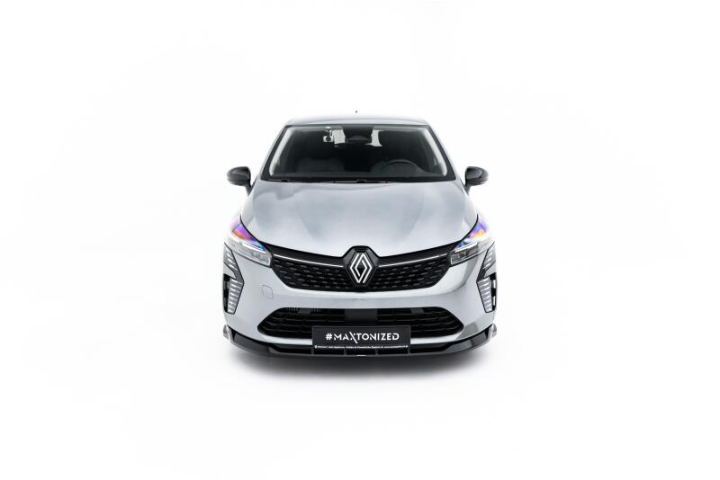 Maxton Design Frontlippe für Renault Clio Mk5 Facelift Hochglanz schwarz
