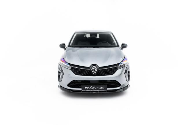 Maxton Design Frontlippe für Renault Clio Mk5 Facelift Hochglanz schwarz