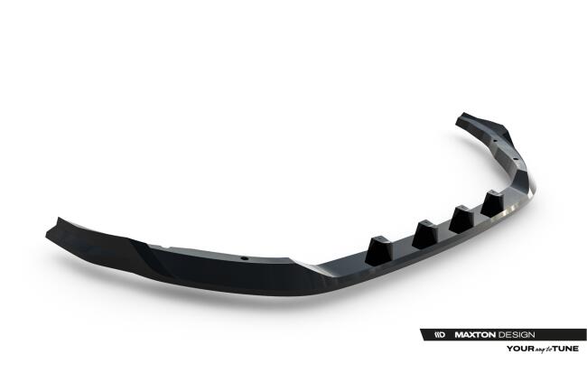 Maxton Design Frontlippe für Renault Clio Mk5 Facelift Hochglanz schwarz
