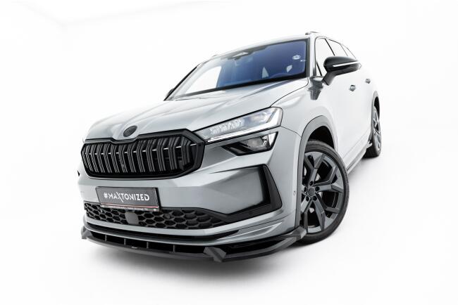 Maxton Design Frontlippe V.1 für Skoda Kodiaq Sportline Mk2 Hochglanz schwarz