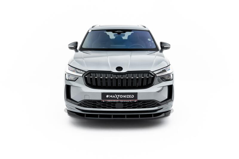 Maxton Design Frontlippe V.2 für Skoda Kodiaq Sportline Mk2 Hochglanz schwarz