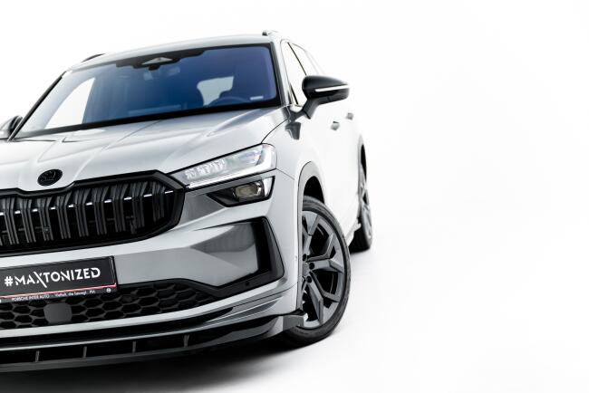 Maxton Design Frontlippe V.2 für Skoda Kodiaq Sportline Mk2 Hochglanz schwarz