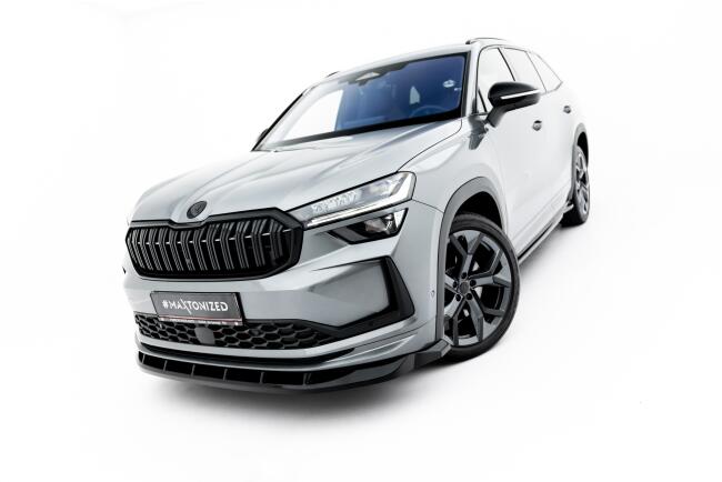 Maxton Design Frontlippe V.2 für Skoda Kodiaq Sportline Mk2 Hochglanz schwarz