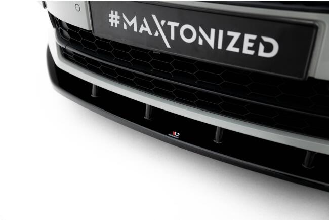 Maxton Design Frontlippe V.3 für Skoda Superb Liftback / Combi Mk3 Hochglanz schwarz