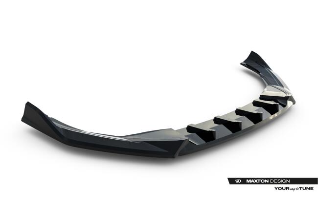Maxton Design Frontlippe V.2 für Skoda Superb Sportline Mk4 Hochglanz schwarz