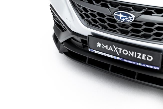 Maxton Design Frontlippe V.1 für Subaru WRX STI Mk2 Hochglanz schwarz