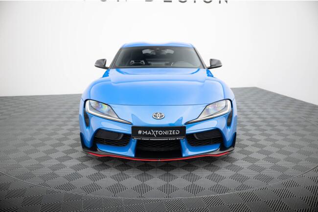 Maxton Design Frontlippe V.3 für Toyota Supra Mk5 rot