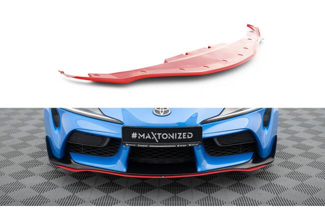 Maxton Design Frontlippe V.3 für Toyota Supra Mk5 rot