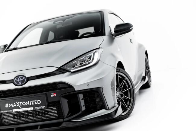 Maxton Design Frontlippe V.2 für Toyota GR Yaris Mk4 Facelift Hochglanz schwarz