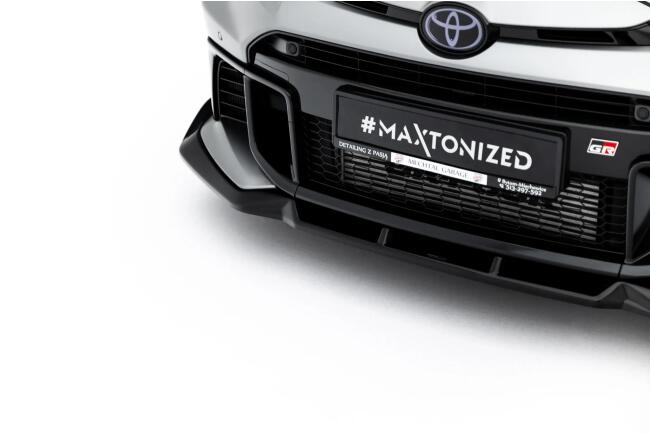Maxton Design Frontlippe V.2 für Toyota GR Yaris Mk4 Facelift Hochglanz schwarz