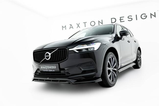 Maxton Design Frontlippe für Volvo XC60 Mk2 Hochglanz schwarz