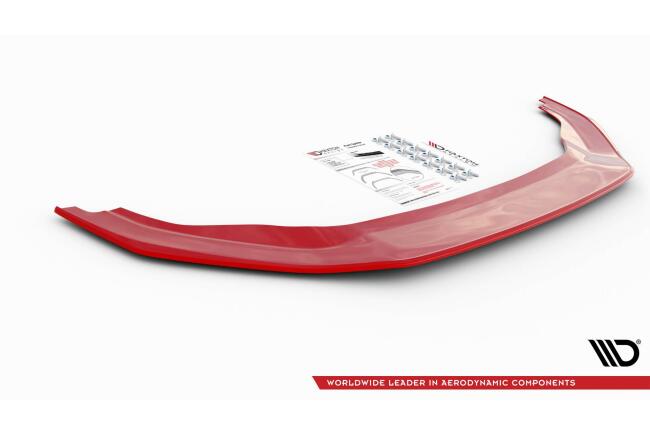 Maxton Design Frontlippe für VW Golf 7 GTI TCR rot
