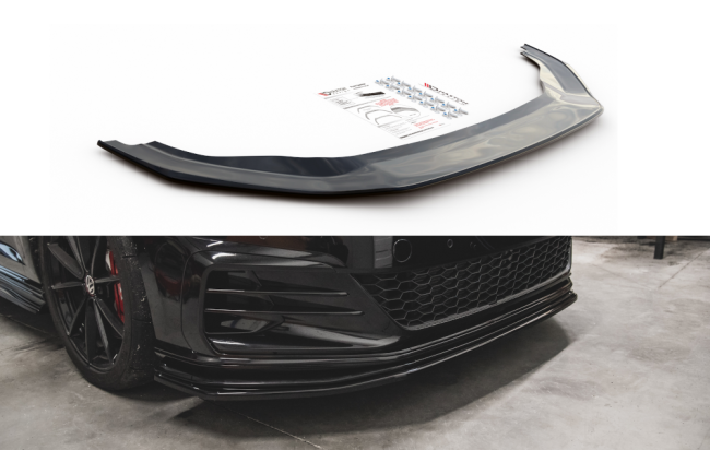 Maxton Design Frontlippe für VW Golf 7 GTI TCR rot
