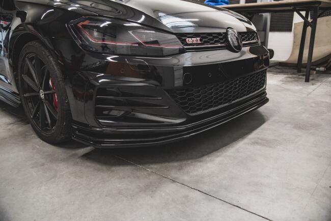 Maxton Design Frontlippe für VW Golf 7 GTI TCR rot
