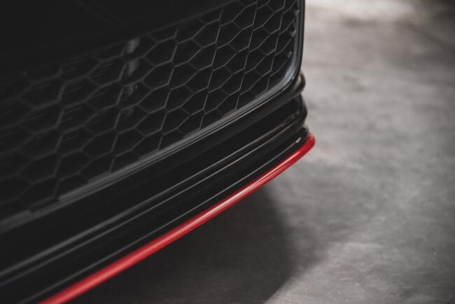 Maxton Design Frontlippe für VW Golf 7 GTI TCR rot