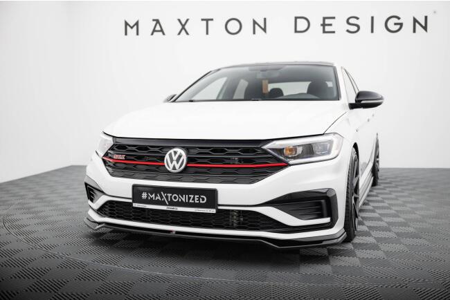 Maxton Design Frontlippe V.2 für VW Jetta GLI Mk7 Hochglanz schwarz