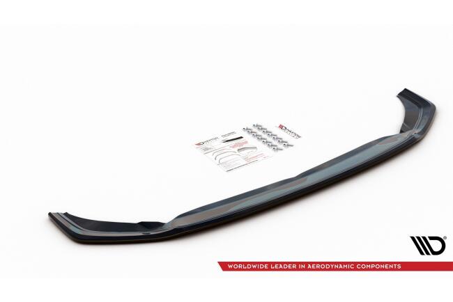 Maxton Design Frontlippe V.2 für Volkswagen Polo Mk6 GTI / R-line rot