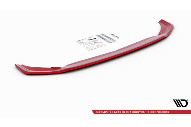 Maxton Design Frontlippe V.2 für Volkswagen Polo Mk6 GTI / R-line rot