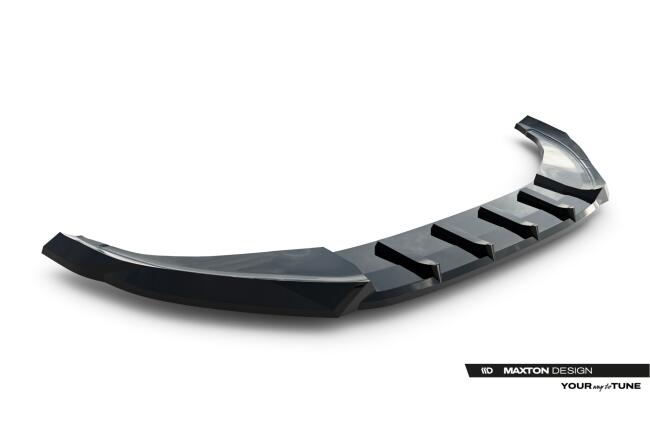 Maxton Design Frontlippe V.1 für VW Tiguan R-Line Mk3  Hochglanz schwarz