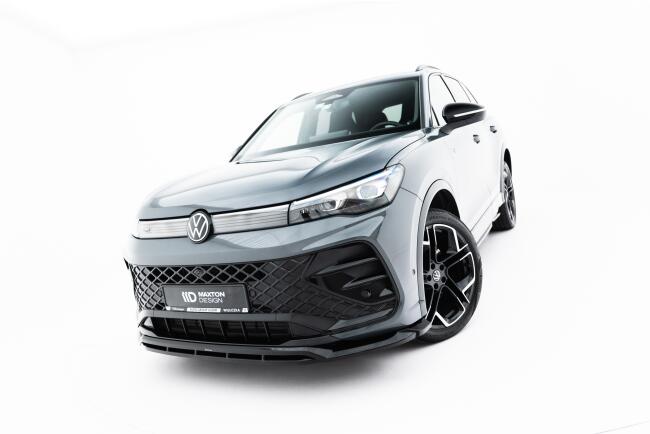 Maxton Design Frontlippe V.2 für VW Tiguan R-Line Mk3  Hochglanz schwarz