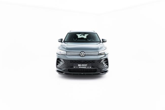Maxton Design Frontlippe V.2 für VW Tiguan R-Line Mk3  Hochglanz schwarz