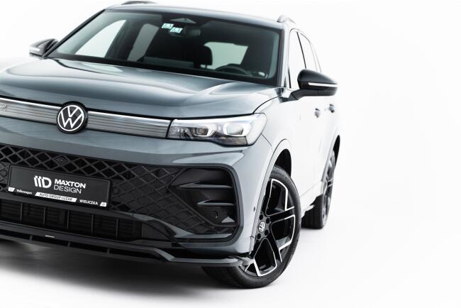 Maxton Design Frontlippe V.2 für VW Tiguan R-Line Mk3  Hochglanz schwarz